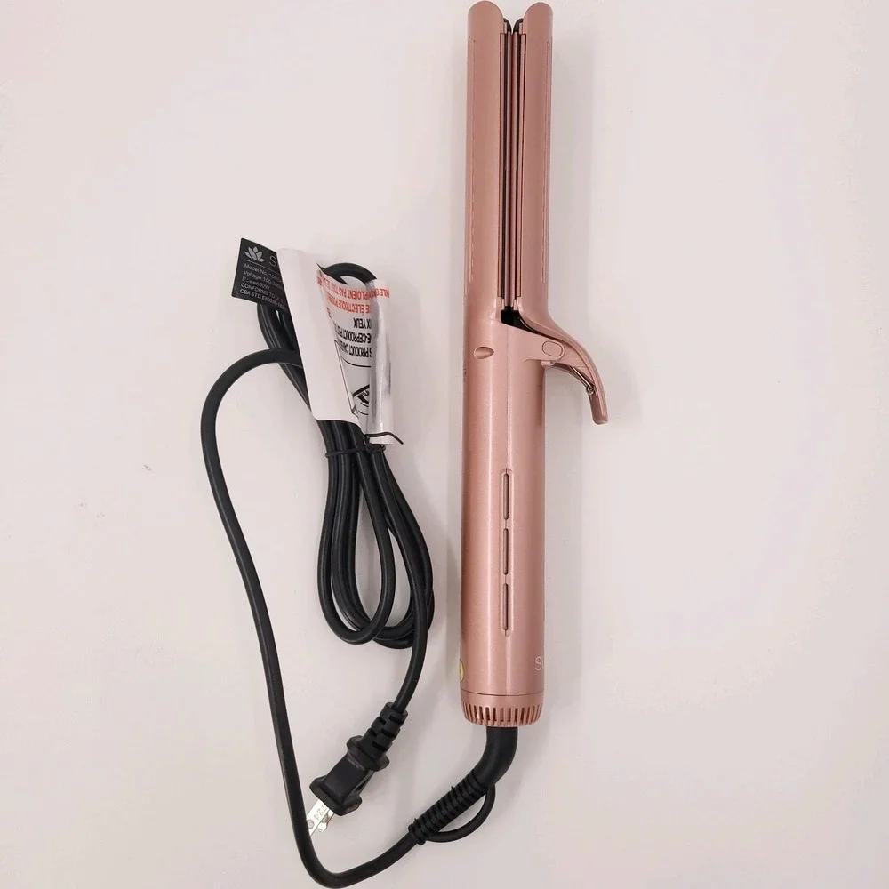 Sutra Air Styler 2 in 1 Hair Straightener + Curler Ceramic Plates Rose Gold Pink